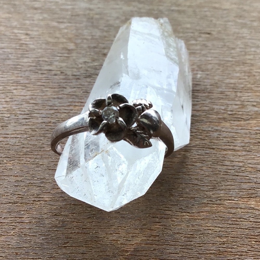 💕🌺Sterling Silver Plumeria Ring 🌺💕